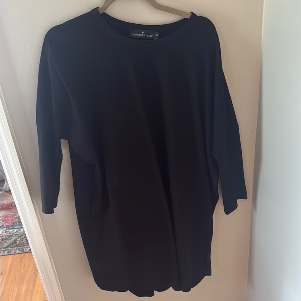 Pomander Place Black Mini Dress